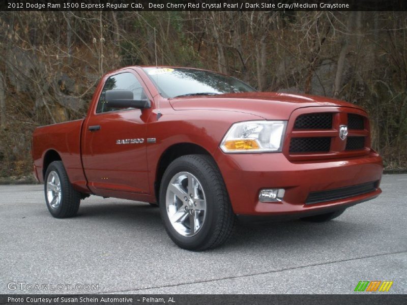 Deep Cherry Red Crystal Pearl / Dark Slate Gray/Medium Graystone 2012 Dodge Ram 1500 Express Regular Cab