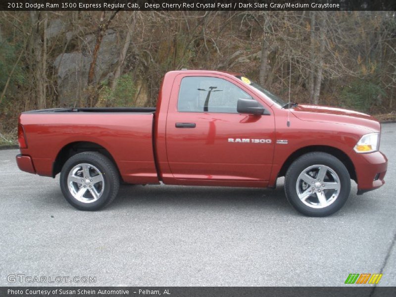 Deep Cherry Red Crystal Pearl / Dark Slate Gray/Medium Graystone 2012 Dodge Ram 1500 Express Regular Cab