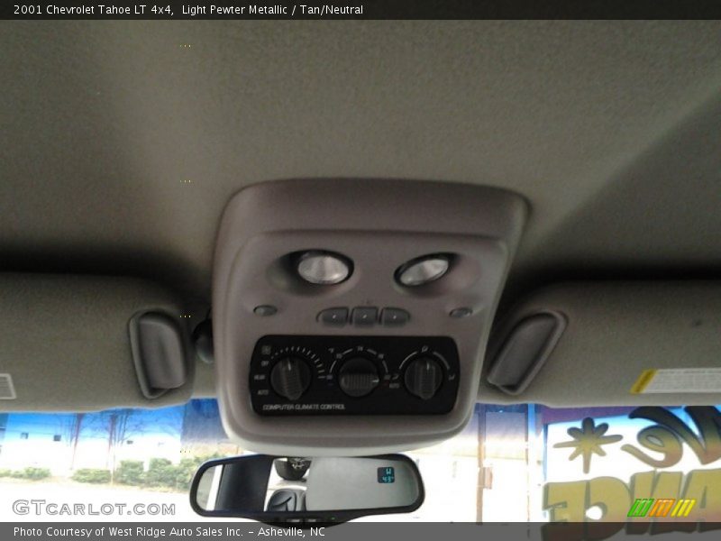Light Pewter Metallic / Tan/Neutral 2001 Chevrolet Tahoe LT 4x4