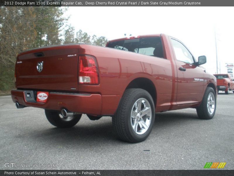 Deep Cherry Red Crystal Pearl / Dark Slate Gray/Medium Graystone 2012 Dodge Ram 1500 Express Regular Cab