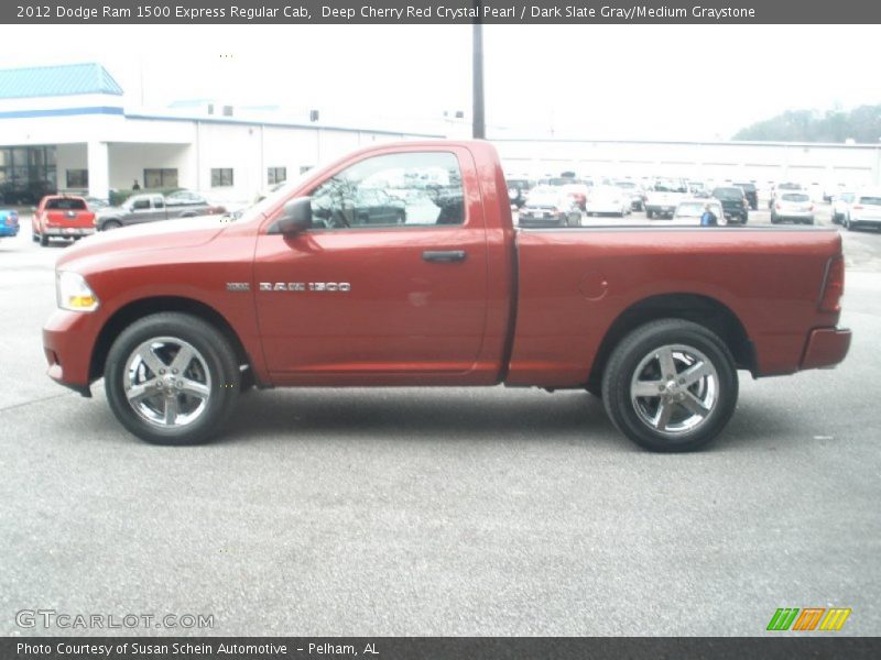 Deep Cherry Red Crystal Pearl / Dark Slate Gray/Medium Graystone 2012 Dodge Ram 1500 Express Regular Cab