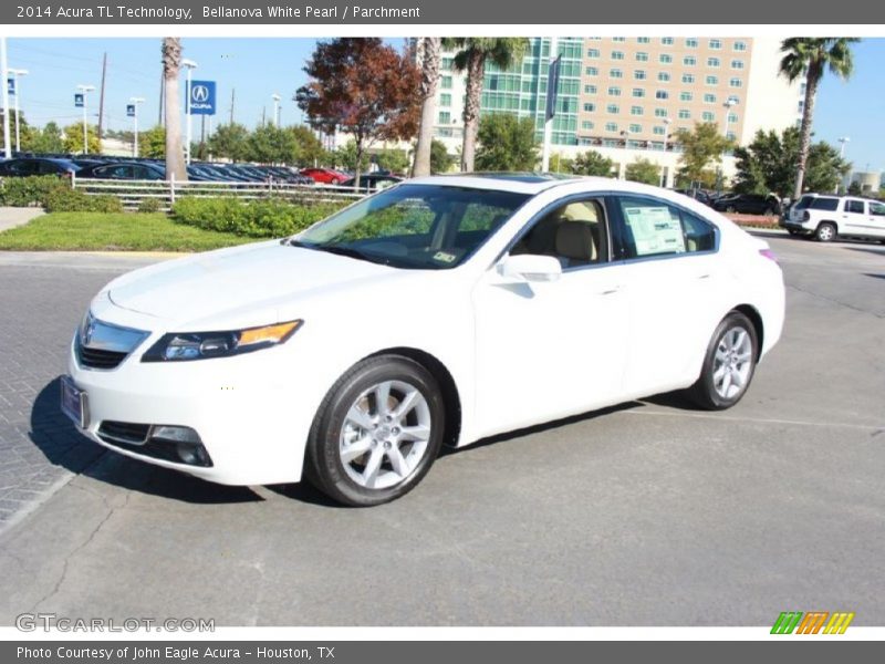 Bellanova White Pearl / Parchment 2014 Acura TL Technology