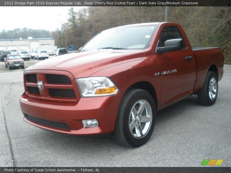 Deep Cherry Red Crystal Pearl / Dark Slate Gray/Medium Graystone 2012 Dodge Ram 1500 Express Regular Cab