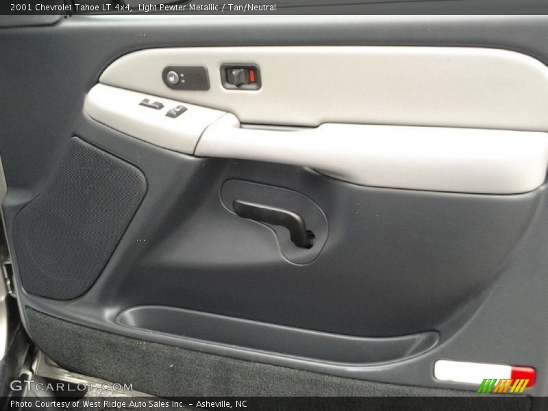 Light Pewter Metallic / Tan/Neutral 2001 Chevrolet Tahoe LT 4x4
