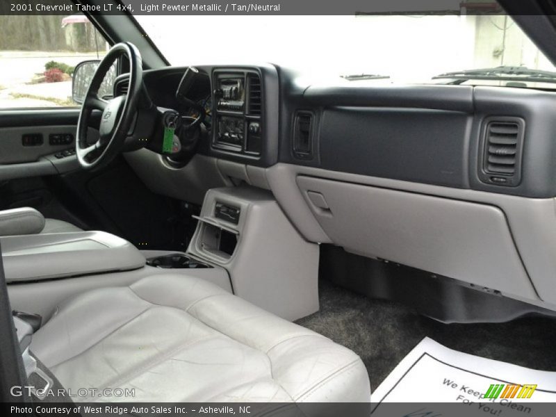 Light Pewter Metallic / Tan/Neutral 2001 Chevrolet Tahoe LT 4x4