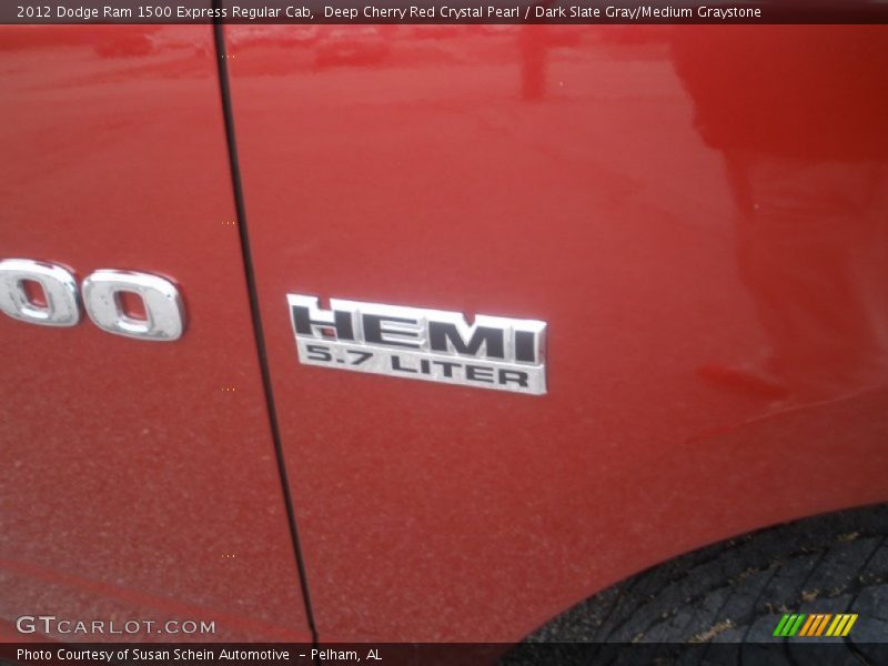 Deep Cherry Red Crystal Pearl / Dark Slate Gray/Medium Graystone 2012 Dodge Ram 1500 Express Regular Cab