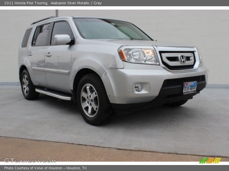 Alabaster Silver Metallic / Gray 2011 Honda Pilot Touring