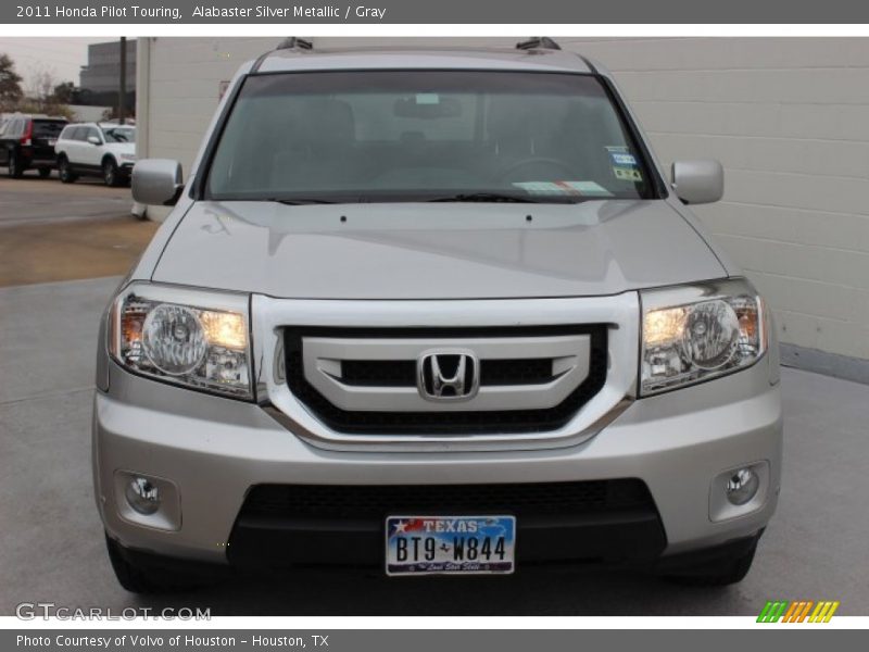 Alabaster Silver Metallic / Gray 2011 Honda Pilot Touring