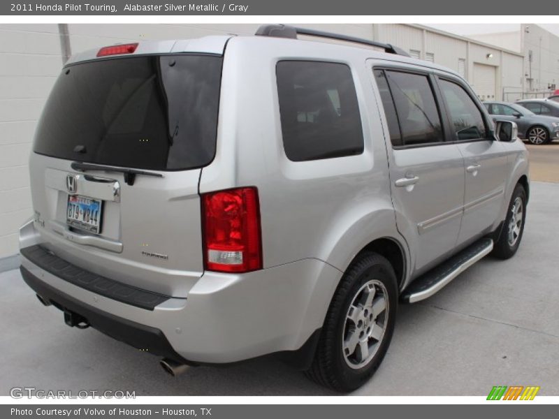 Alabaster Silver Metallic / Gray 2011 Honda Pilot Touring