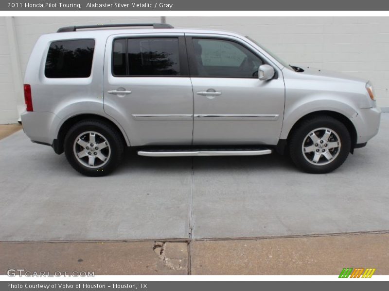 Alabaster Silver Metallic / Gray 2011 Honda Pilot Touring