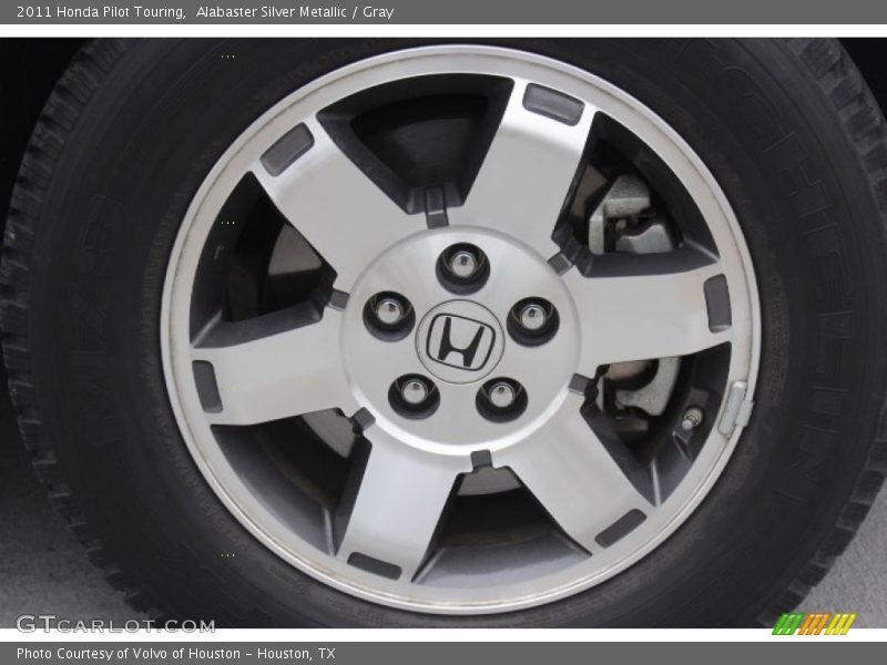 Alabaster Silver Metallic / Gray 2011 Honda Pilot Touring