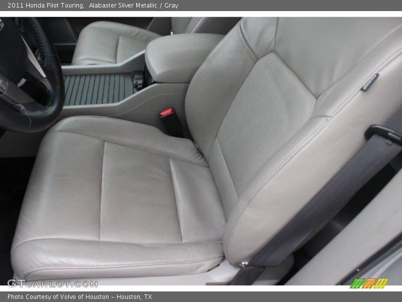 Alabaster Silver Metallic / Gray 2011 Honda Pilot Touring