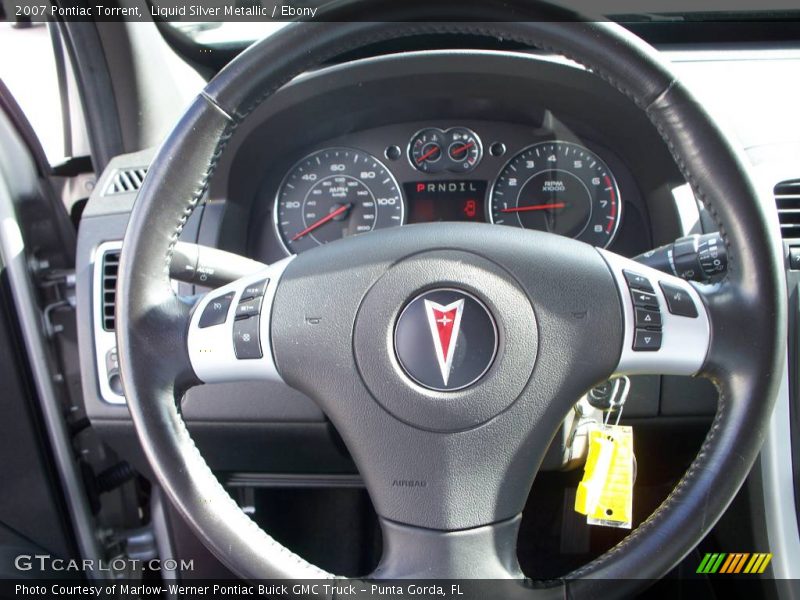 Liquid Silver Metallic / Ebony 2007 Pontiac Torrent
