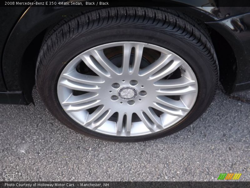 Black / Black 2008 Mercedes-Benz E 350 4Matic Sedan