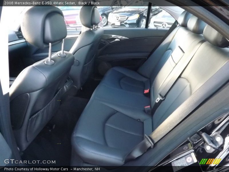 Black / Black 2008 Mercedes-Benz E 350 4Matic Sedan