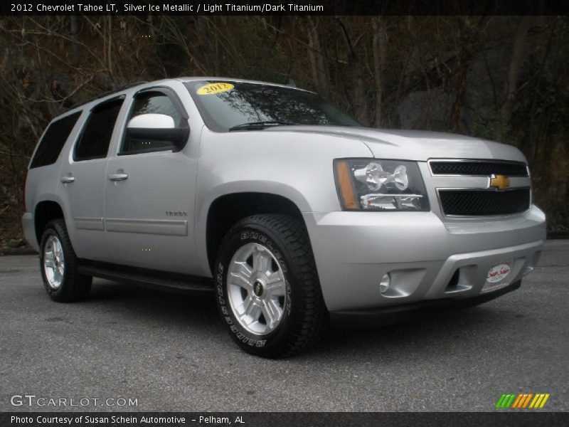 Silver Ice Metallic / Light Titanium/Dark Titanium 2012 Chevrolet Tahoe LT