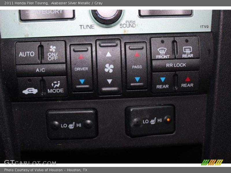 Alabaster Silver Metallic / Gray 2011 Honda Pilot Touring