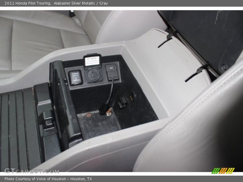 Alabaster Silver Metallic / Gray 2011 Honda Pilot Touring