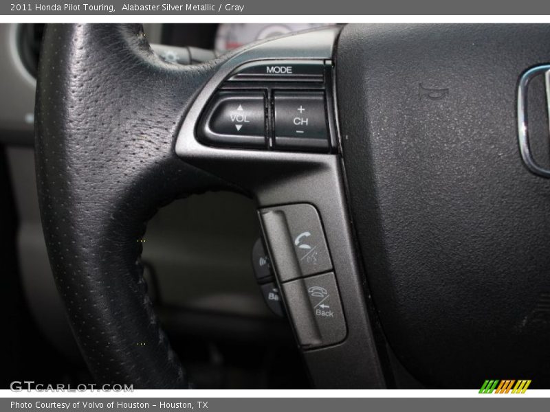 Alabaster Silver Metallic / Gray 2011 Honda Pilot Touring