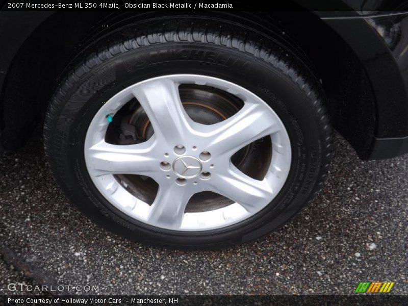 Obsidian Black Metallic / Macadamia 2007 Mercedes-Benz ML 350 4Matic