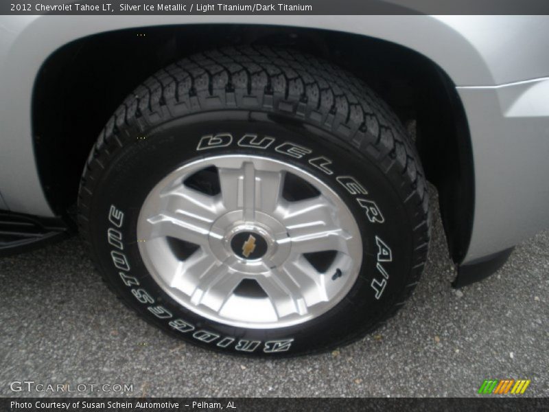 Silver Ice Metallic / Light Titanium/Dark Titanium 2012 Chevrolet Tahoe LT