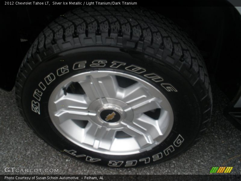 Silver Ice Metallic / Light Titanium/Dark Titanium 2012 Chevrolet Tahoe LT