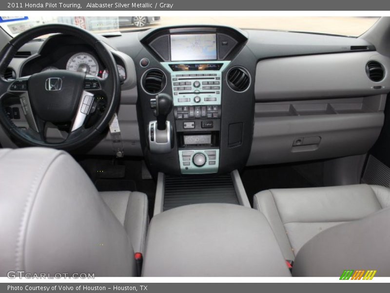 Alabaster Silver Metallic / Gray 2011 Honda Pilot Touring