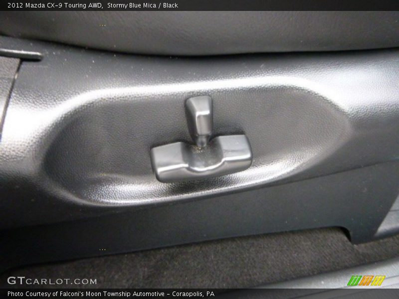 Stormy Blue Mica / Black 2012 Mazda CX-9 Touring AWD