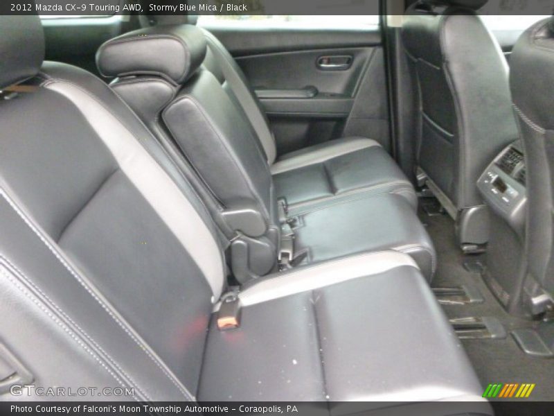 Stormy Blue Mica / Black 2012 Mazda CX-9 Touring AWD