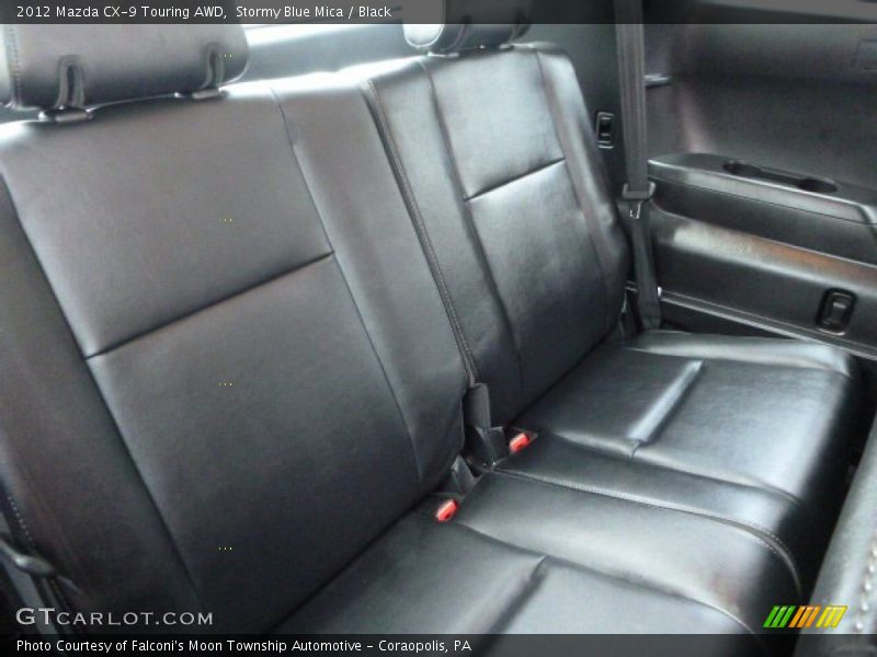 Stormy Blue Mica / Black 2012 Mazda CX-9 Touring AWD