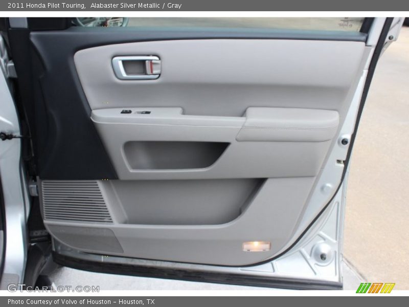 Alabaster Silver Metallic / Gray 2011 Honda Pilot Touring