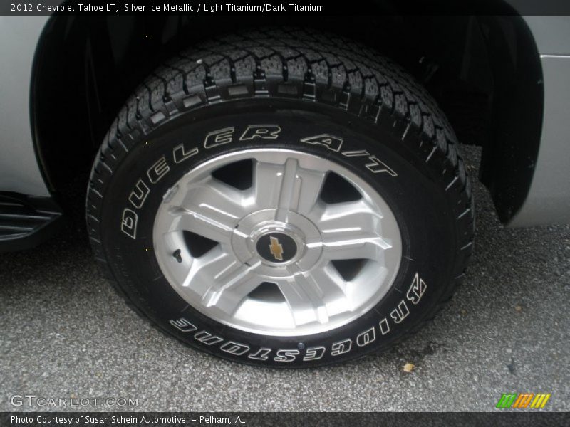 Silver Ice Metallic / Light Titanium/Dark Titanium 2012 Chevrolet Tahoe LT