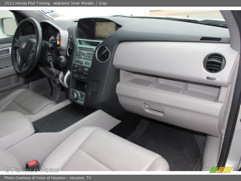 Alabaster Silver Metallic / Gray 2011 Honda Pilot Touring