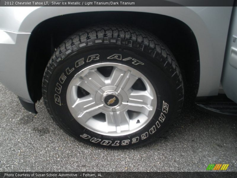 Silver Ice Metallic / Light Titanium/Dark Titanium 2012 Chevrolet Tahoe LT