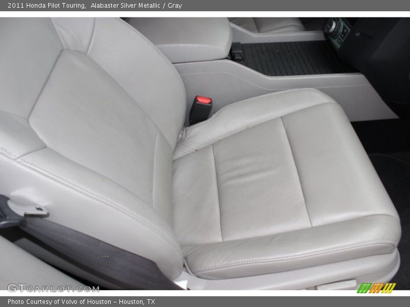 Alabaster Silver Metallic / Gray 2011 Honda Pilot Touring