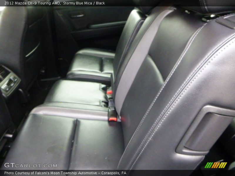 Stormy Blue Mica / Black 2012 Mazda CX-9 Touring AWD