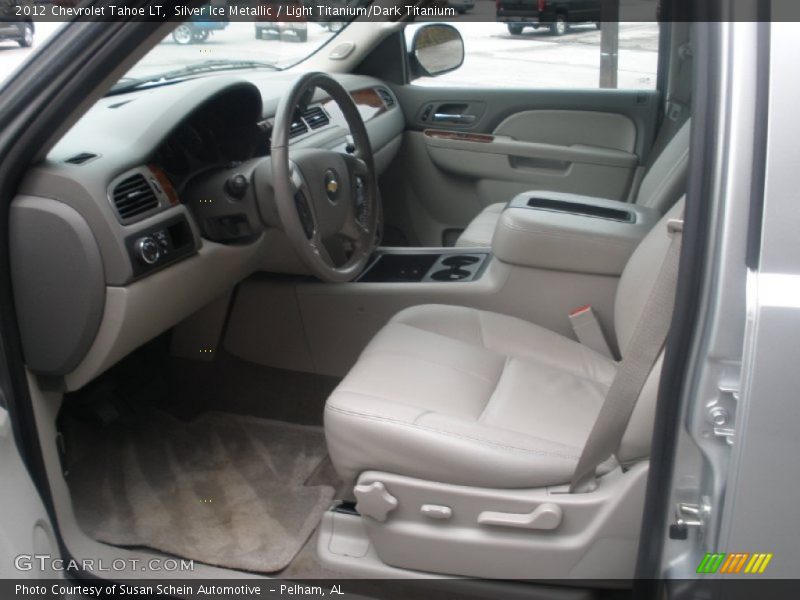 Silver Ice Metallic / Light Titanium/Dark Titanium 2012 Chevrolet Tahoe LT