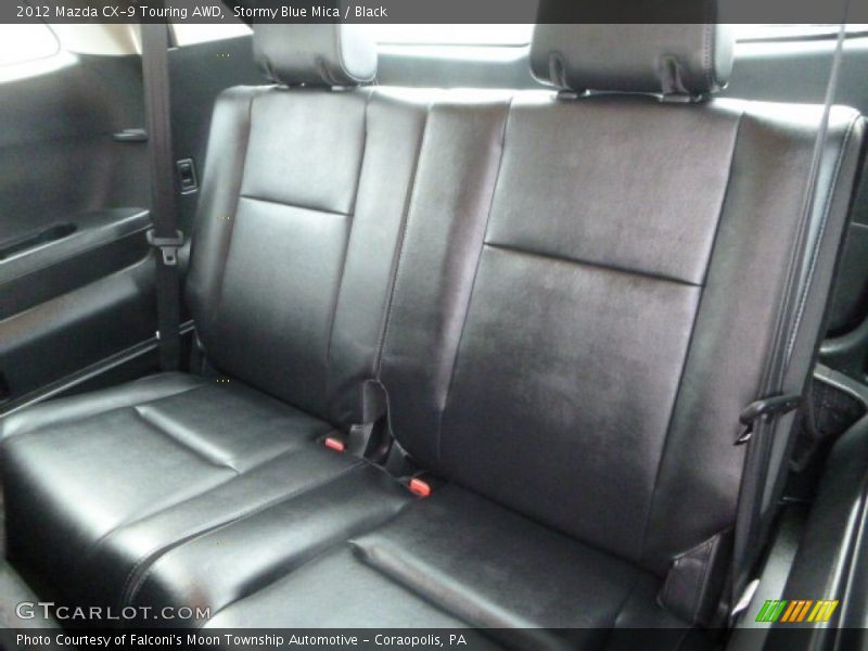 Stormy Blue Mica / Black 2012 Mazda CX-9 Touring AWD