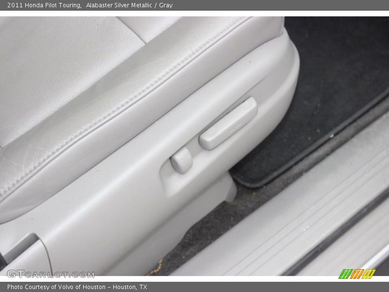 Alabaster Silver Metallic / Gray 2011 Honda Pilot Touring
