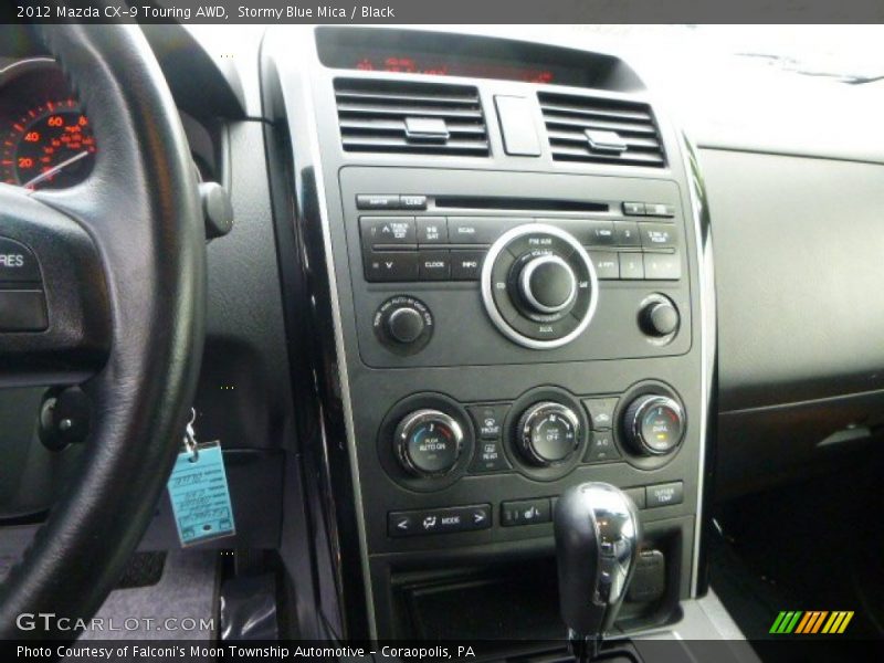 Stormy Blue Mica / Black 2012 Mazda CX-9 Touring AWD