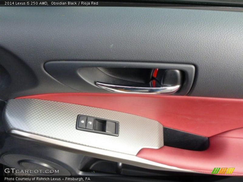 Obsidian Black / Rioja Red 2014 Lexus IS 250 AWD