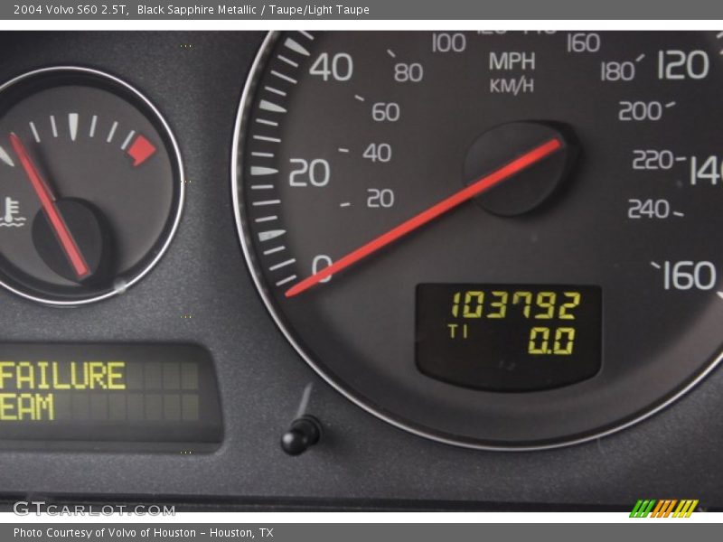 Black Sapphire Metallic / Taupe/Light Taupe 2004 Volvo S60 2.5T