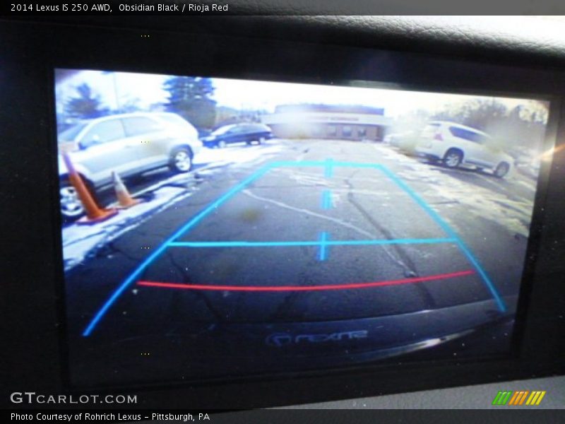 Obsidian Black / Rioja Red 2014 Lexus IS 250 AWD