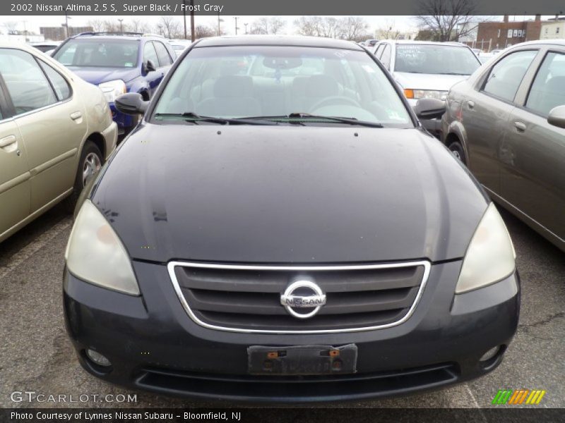 Super Black / Frost Gray 2002 Nissan Altima 2.5 S