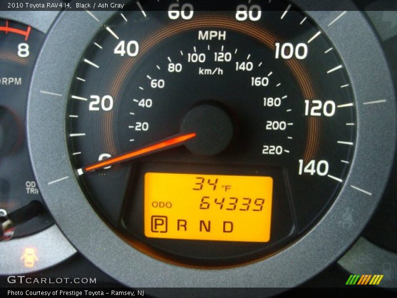 Black / Ash Gray 2010 Toyota RAV4 I4