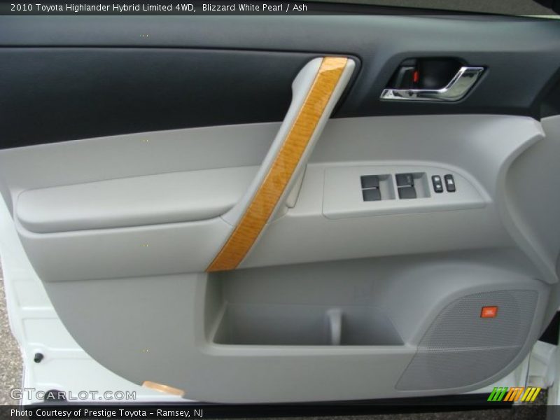 Blizzard White Pearl / Ash 2010 Toyota Highlander Hybrid Limited 4WD