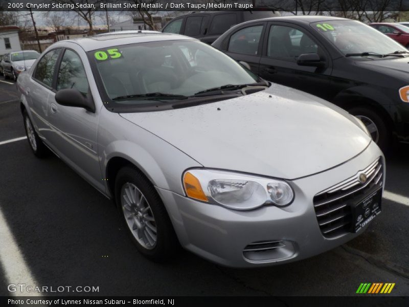 Brilliant Silver Metallic / Dark Taupe/Medium Taupe 2005 Chrysler Sebring Sedan