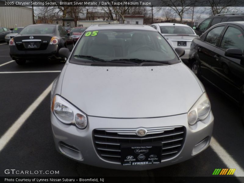 Brilliant Silver Metallic / Dark Taupe/Medium Taupe 2005 Chrysler Sebring Sedan