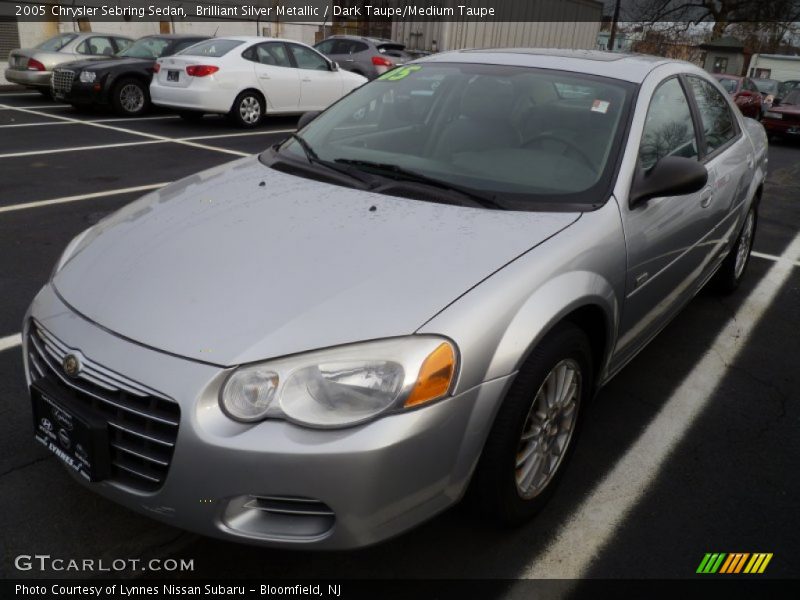Brilliant Silver Metallic / Dark Taupe/Medium Taupe 2005 Chrysler Sebring Sedan