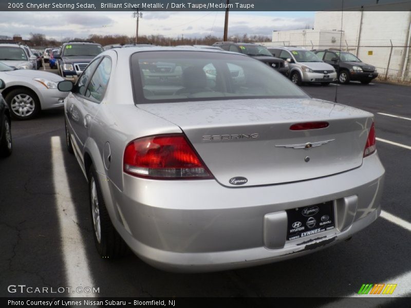Brilliant Silver Metallic / Dark Taupe/Medium Taupe 2005 Chrysler Sebring Sedan